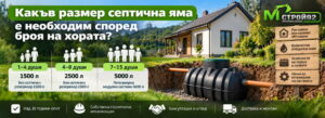 Размер на септичната яма